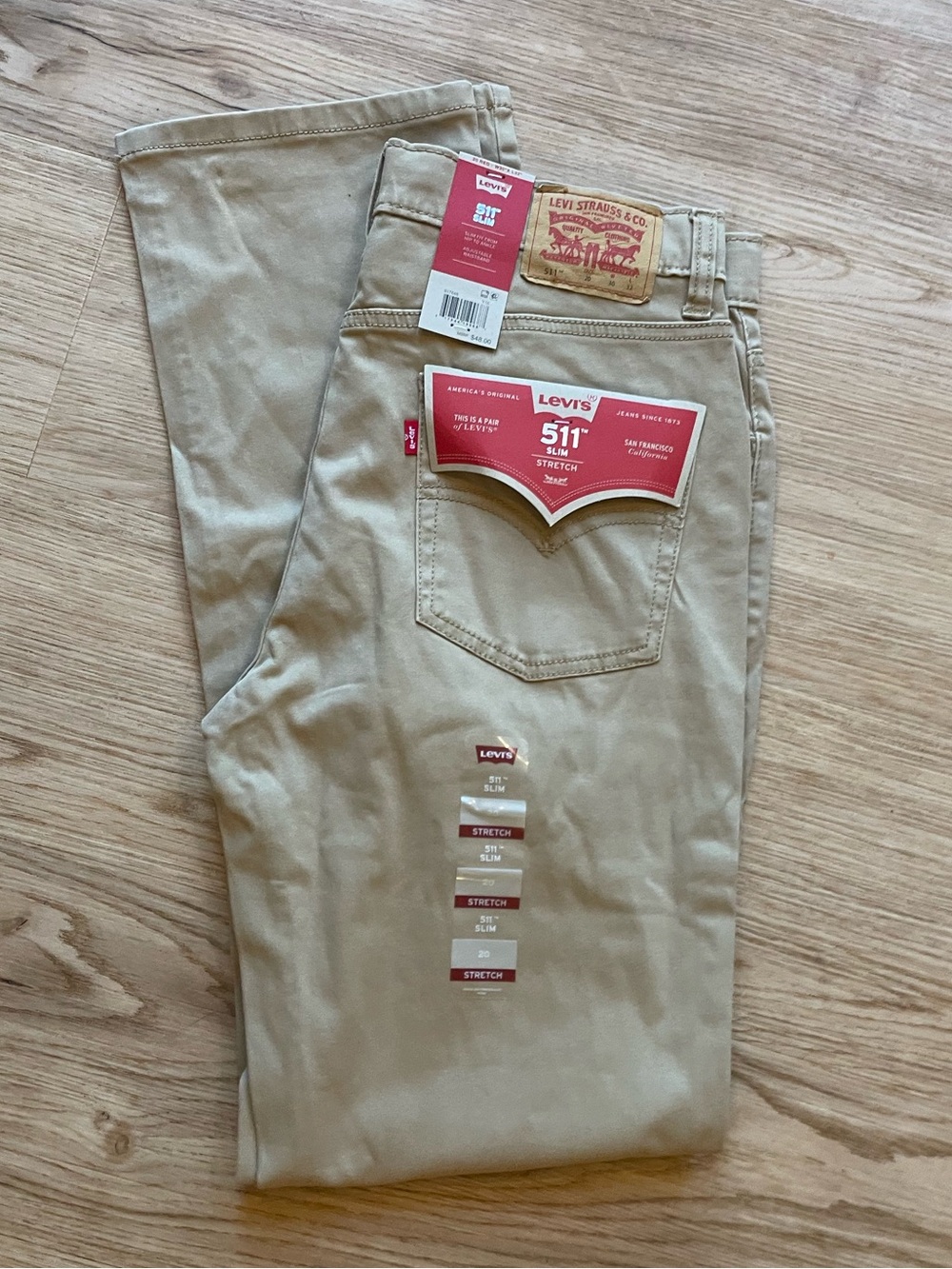 Levi's Slim Men's Jeans in Khaki Beige
